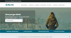 Desktop Screenshot of mystep.se